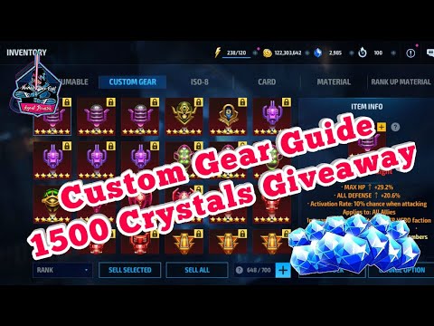 Custom Gear Guide For Beginners Players | Everything About Obelisk Explained | Marvel Future Fight