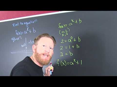 Find and Evaluate an Exponential Function Given Two...
