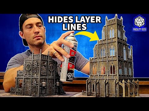 IS THIS THE FASTEST WAY TO PAINT RUINS & BUILDING? - 3d Printing and Painting Warhammer 40k Terrain