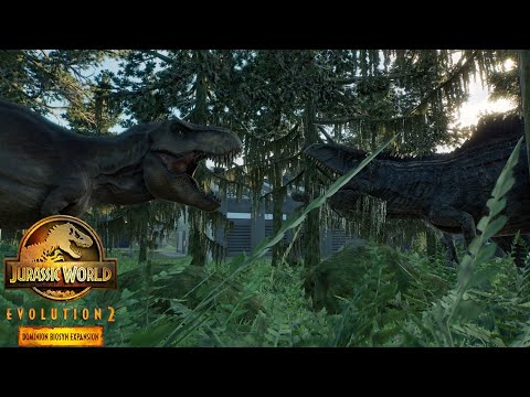 PROLOGUE REMATCH FEATHERED T-REX  VS GIGA BATTLE  - Jurassic Evolution2 BiosynExpansion