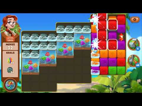 Lost Island Blast Adventure Level 1881 NO BOOSTERS - A S GAMING ✔️