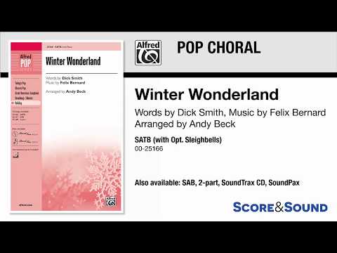 Winter Wonderland, arr. Andy Beck – Score & Sound