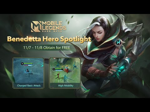 Hero Spotlight | Benedetta | Shadow Ranger | Mobile Legends: Bang Bang