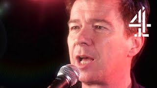 Rick Astley Rick Rolls You for Stand Up To Cancer