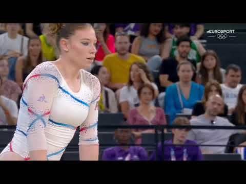 Morgane Osyssek Reimer Floor Qualifications 2024 Olympics