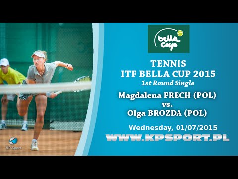 Magdalena FRECH vs. Olga BROZDA / Bella Cup 2015 / 1st Round Singel