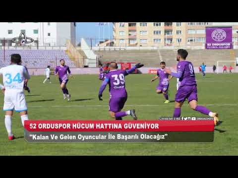 52 Orduspor hücum hattını korudu I Ordu Altaş TV - 18 Temmuz 2021
