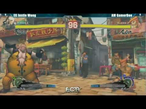 Gamerbee ( Adon ) vs Justin Wong ( Rufus ) - ECT 4