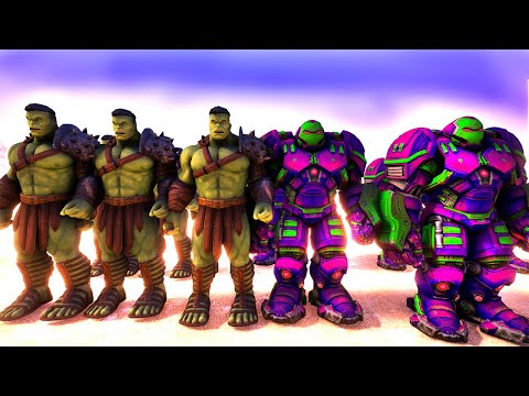 HULKBUSTER VS YEŞİL DEV HULK 😱 - Süper Kahraman Dövüşleri