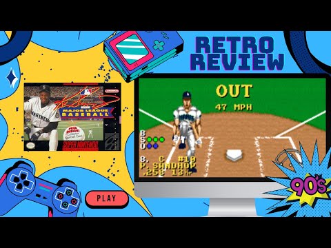 RETRO REVIEW - Ken Griffey Jr Presents Major League Baseball - Super Nintendo 1994 Video Game