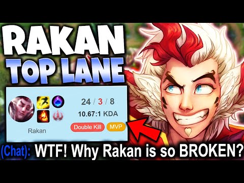 Rakan is a Support? THINK AGAIN! Meet the FULL AP/PEN RAKAN Build TOP LANE and ONE SHOT THEM ALL 🔥