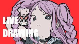 【illustration】嵐の中で輝いて【イラストメイキング】