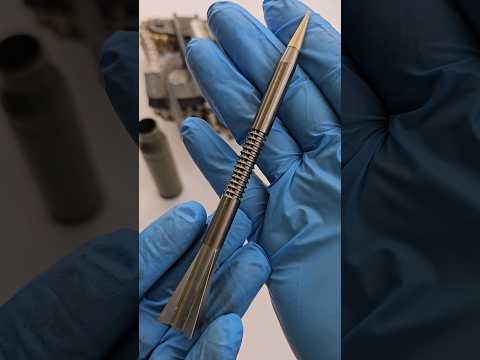 25mm DEPLETED URANIUM Sabot Dart M919 Ammo for M242 BUSHMASTER Chain Gun #military #bullet #unboxing