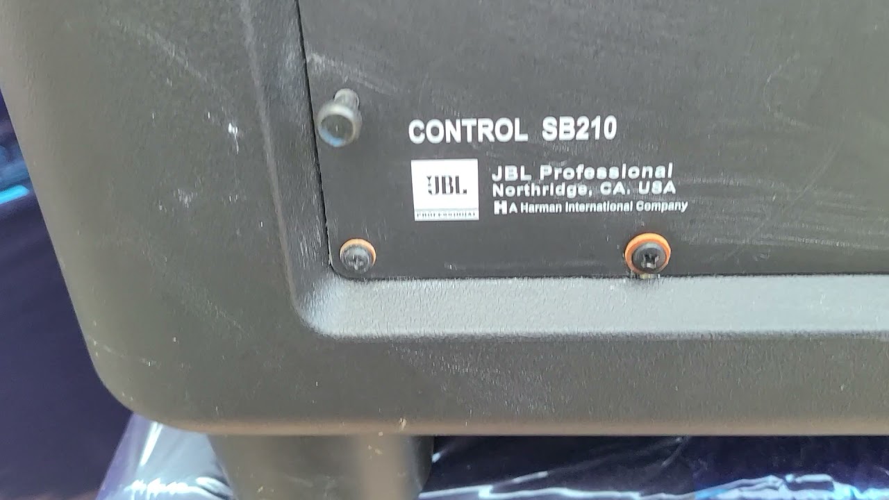 video Loa subwoofer JBL Control SB210 chính hãng 0
