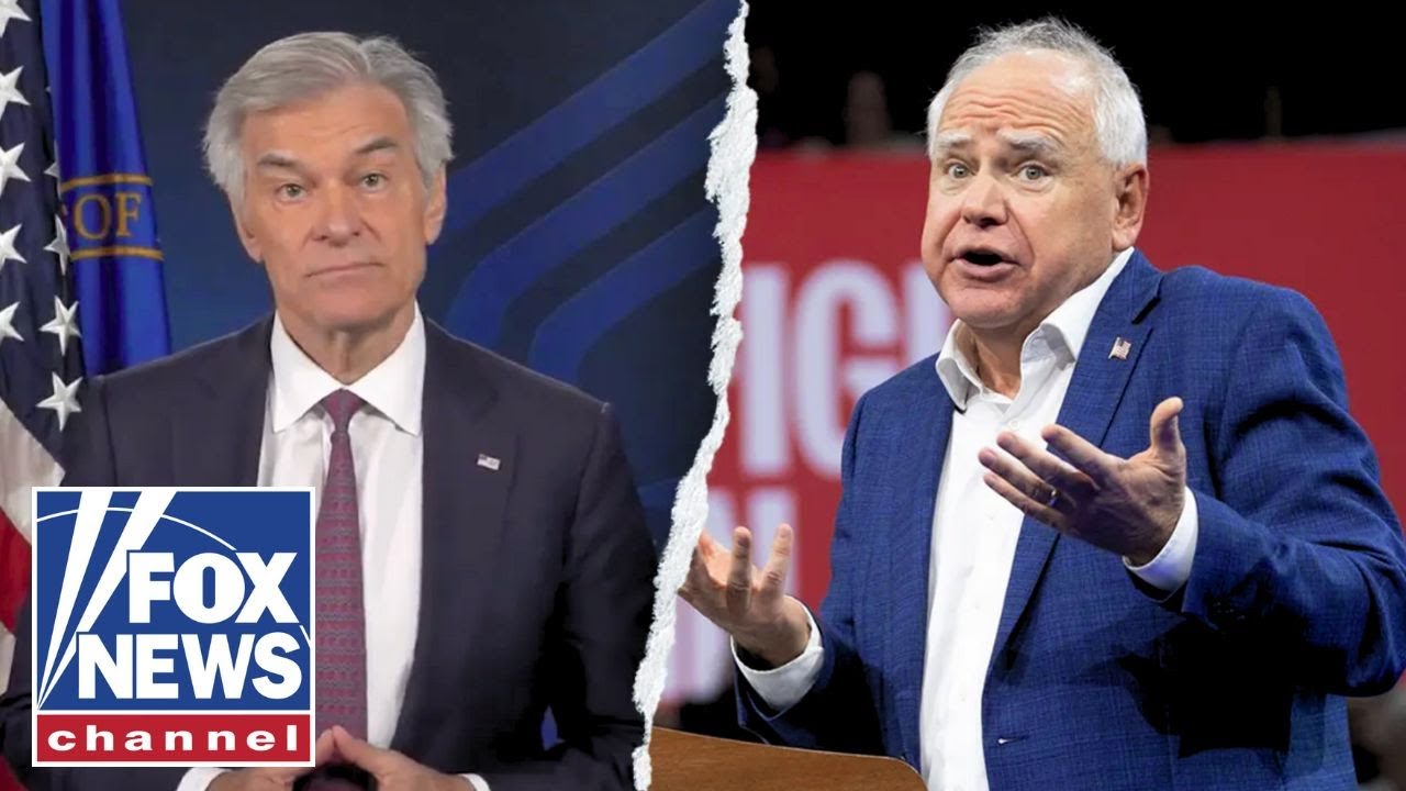 Dr. Oz has a warning for Gov. Walz...