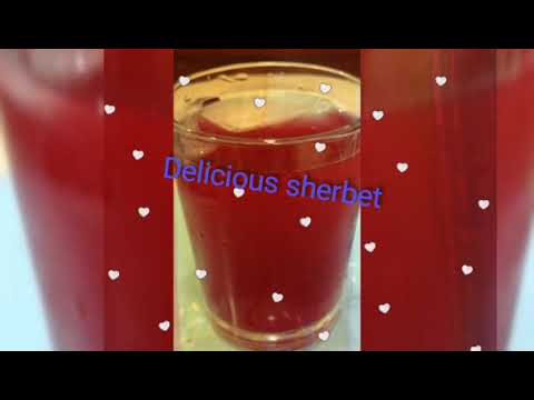 How to make Turkish sherbet /Osmani sherbet 🥤