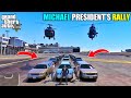 GTA 5 :MICHAEL PRESIDENT 1000+ CARS RALLY IN LOS SANTOS || BB GAMING