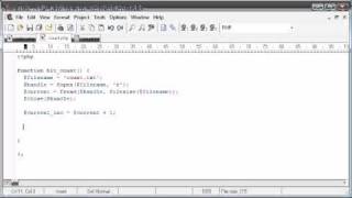 Beginner PHP Tutorial - 92 - Creating a non-unique Hit Counter
