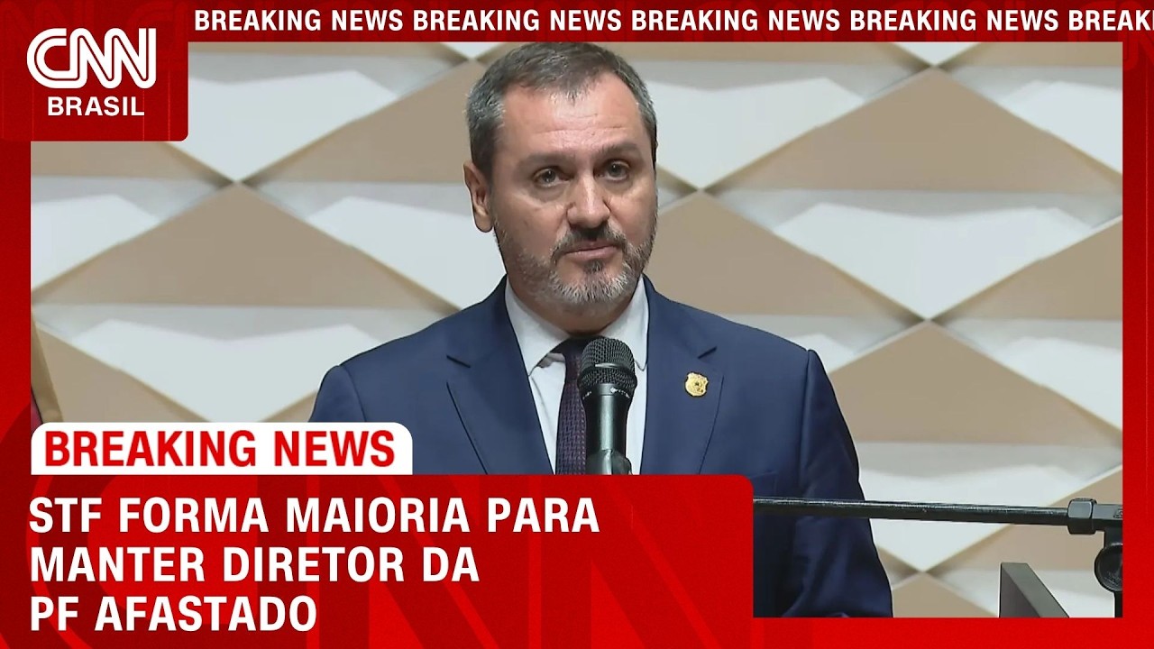 STF tem maioria para manter diretor da PF afastado | LIVE CNN