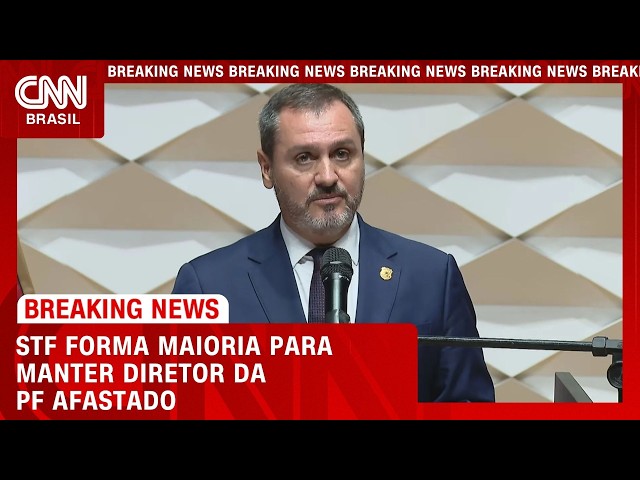 STF tem maioria para manter diretor da PF afastado | LIVE CNN