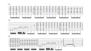 Marcin Bite Your Nails - TAB GUITAR TUTORIAL