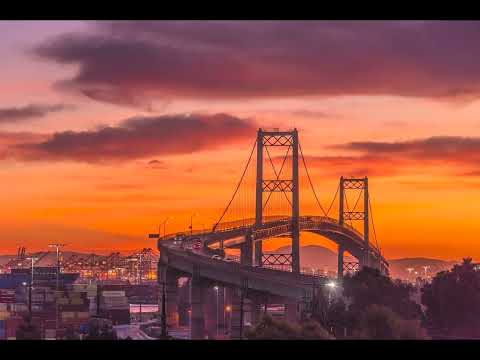 Vincent Thomas Bridge at Sunrise