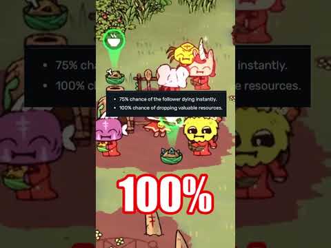 This is why the deadly dish in cult of the lamb is useful!!