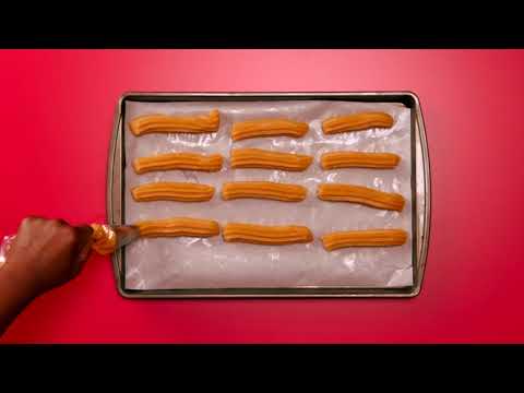 Texas Pete® Air Fryer Churros with a Nutella Sauce