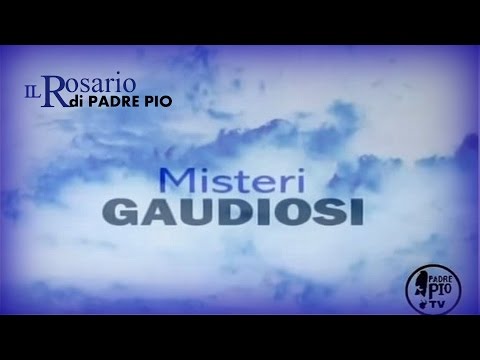 Santo Rosario con la voce di P. Pio -“Misteri gaudiosi” -