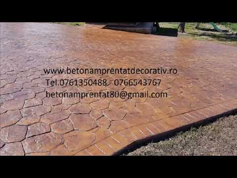 Beton Amprentat Capu Corbului - Harghita  Tel.0761350488 -0766543767