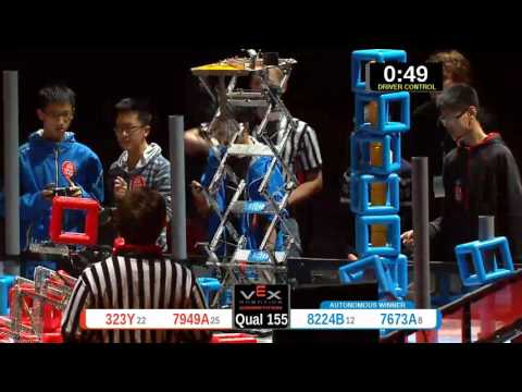 2015 VRC-MS Spir Q155 -  (323Y 8224B) 38-Spirit Div-VRC Middle School-VEX Worlds 2015