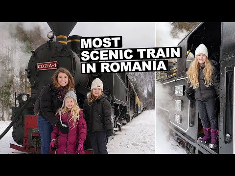 MOST SCENIC TRAIN RIDE IN ROMANIA (Mocanita in Snow)