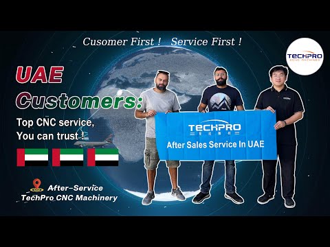 TechPro After-sales Service Teams in UAE for 5 Axis EPS Foam CNC Router Machine