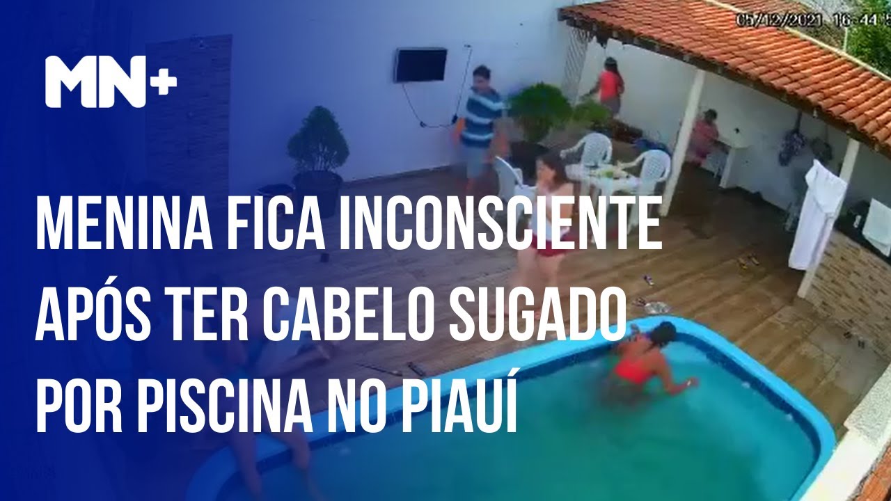 Vídeo: Menina de 13 anos se afoga após ter os cabelos sugados pelo ralo da piscina