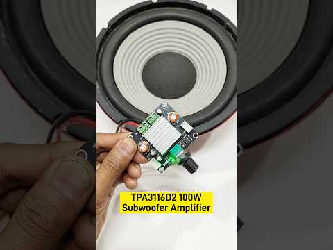 100W subwoofer Amplifier #shorts #youlikeelectronic