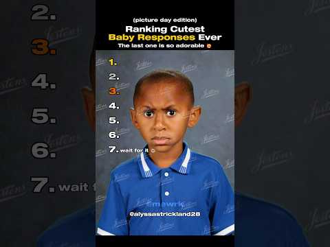 Ranking The Top 7 Cutest Baby Responses Ever (Picture Day Edition)