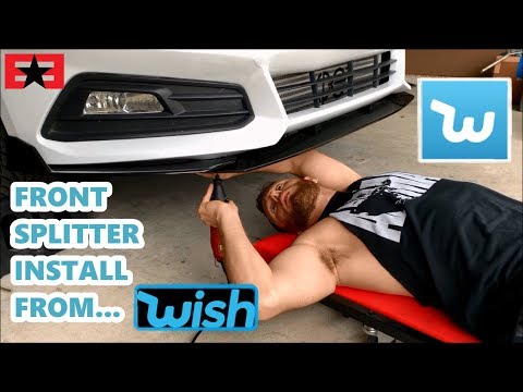 the ST gets Front, Side, and Rear Splitters from...WISH!