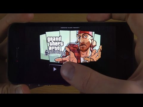 Grand Theft Auto: San Andreas  iPhone 5S iOS 7.0.4 Jailbroken Gameplay Test