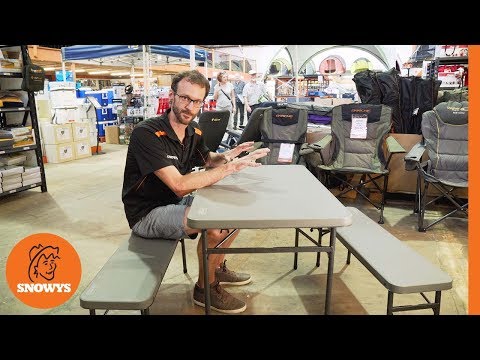 Coleman Pack Away Table & Bench 3 Piece Set