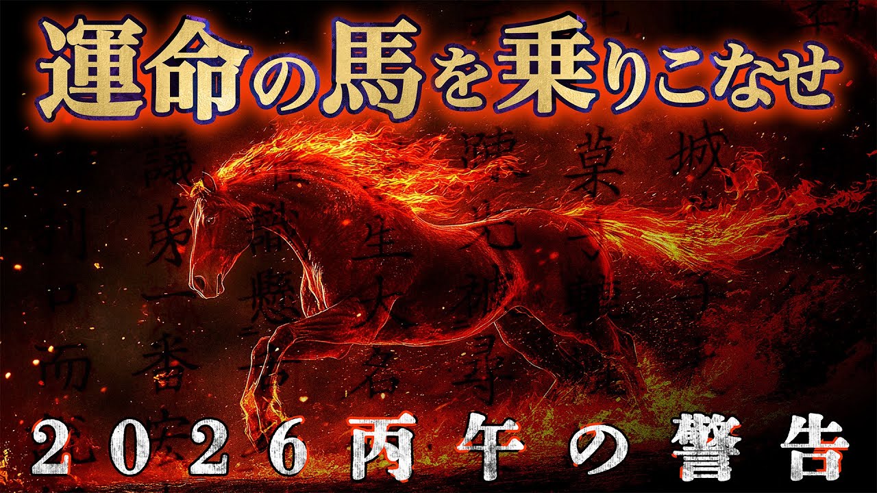【完全保存版】2026年丙午の正体│聖なる馬が守護する年に何が起きる？