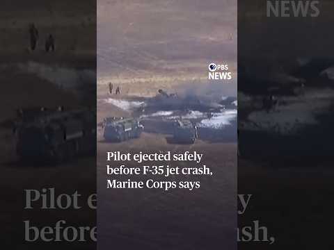 Pilot ejected safely before F-35 jet crash, Marine Corps says