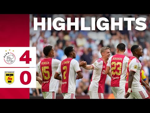 AFC Ajax Amsterdam 4-0 SC Cambuur Leeuwarden