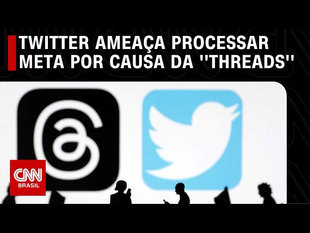 Twitter ameaça processar meta por causa da ''Threads' | LIVE CNN'