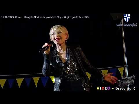 Danijela Martinović koncert 11. 10. 2025.  povodom 30 godišnjice grada Zaprešića