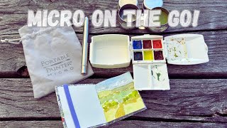 Unboxing the CUTEST Portable Painter You've EVER Seen! Mini Painting Kit