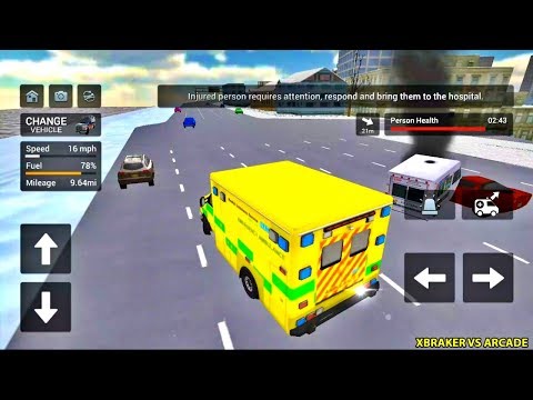 Ambulance Simulator #2 - Car Driving Doctor - New Ambulance Unlocked - Android Gameplay FHD
