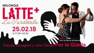 Video thumbnail for Claudia Cavagnini y John Zabala 2/5 Milonga Por La Güella (Milonga Latte + Brescia Italia)