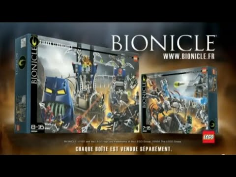 Pub TV FR La Forteresse des Piraka (Longue. 20s) - 2006 LEGO Bionicle Spot en Français, Française !