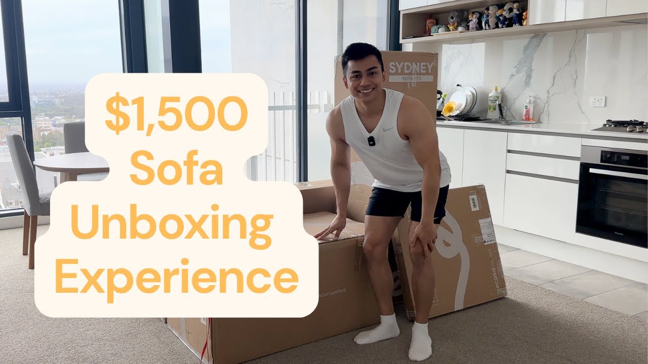 I Spent $1,500 on this Sofa: Unboxing and First Impressions of the Ecosa Sydney Sofa Bed