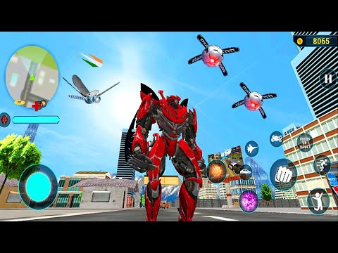 Mirage Multiple Transformation Jet Robot Car Game 2020 - Android Gameplay
